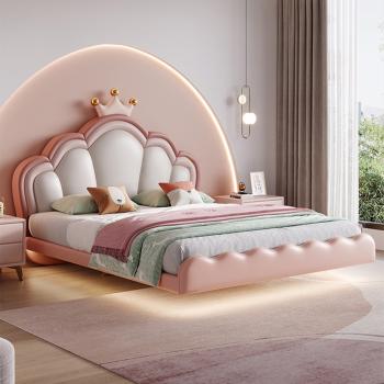 360Home Kinderzimmer Schwebebett Kinderbett Prinzessin Krone Design