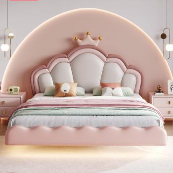 360Home Kinderzimmer Schwebebett Kinderbett Prinzessin Krone Design