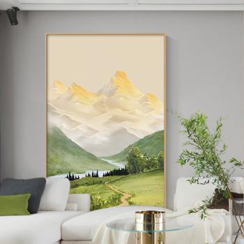 Großhandel B2B Wohnzimmer dekorative Malerei Landschaft Wandgemälde 80*120cm