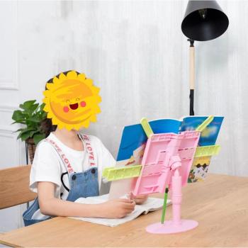 360Home Buchständer Leseständer Buchstütze Rosa