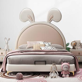 360Home Kinderbett Mädchen prinzessin bett Einzelbett Kreatives Kaninchenbett