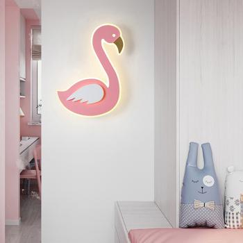 Großhandel B2B Rosa Flamingo Schlafzimmer Wandleuchte Nachtlicht
