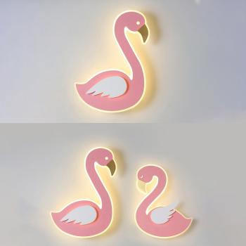 Großhandel B2B Rosa Flamingo Schlafzimmer Wandleuchte Nachtlicht