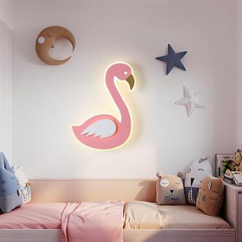 Großhandel B2B Rosa Flamingo Schlafzimmer Wandleuchte Nachtlicht