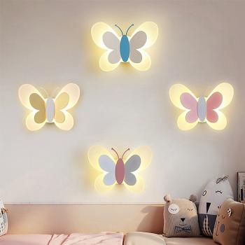 360Home Kinderzimmer Cartoon Schmetterling Wandleuchte Nachtlicht