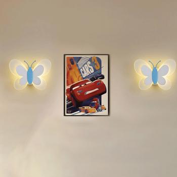 360Home Kinderzimmer Cartoon Schmetterling Wandleuchte Nachtlicht