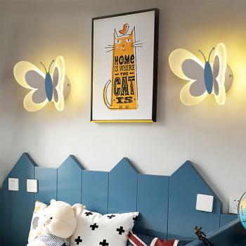 360Home Kinderzimmer Cartoon Schmetterling Wandleuchte Nachtlicht