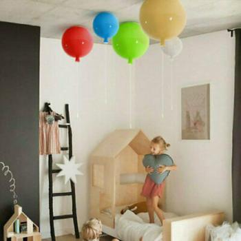 Kinderlampe Dekolampe Ballonlampe Ballon schön bunt Kinderzimmer