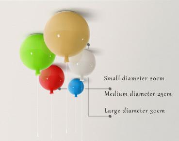 Kinderlampe Dekolampe Ballonlampe Ballon schön bunt Kinderzimmer