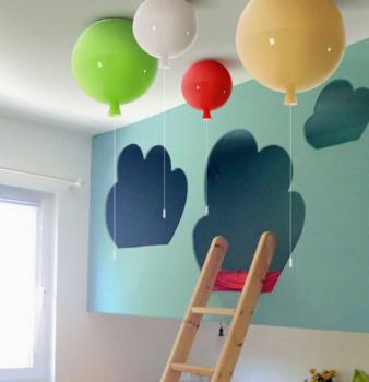 Kinderlampe Dekolampe Ballonlampe Ballon schön bunt Kinderzimmer