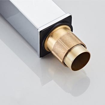 Muxing Waschtischarmatur Hoch Wasserfall Wasserhahn Wasserhahn Bad  Einhebelmischer Waschtischarmatur 304 Edelstahl Chorm