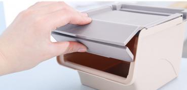 Office Stuff Stackable Table Storage Box Lockable Basket Toy Box