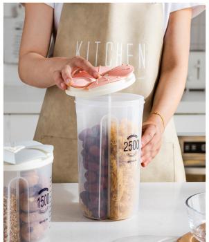 Food Storage Tin Flour Tin Container Storage with Separator