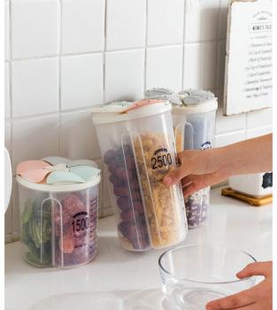 Food Storage Tin Flour Tin Container Storage with Separator