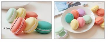 5er Klein Mini Macaron Schmuck Tasche Dekoration Aufbewahrung bag