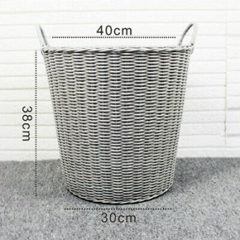 Wäschebox Wäschekorb Wäschesammler Standwäschekor kunstrattan