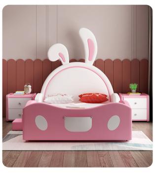 Großhandel B2B  Kaninchen Mädchen Kinder Bett Rosa Hasenohre 150cm*190cm