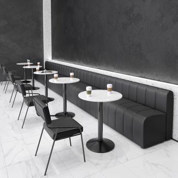 MuXing Polstersessel, Restaurantstuhl, Caféstuhl, Lounge-Sessel, Modernes Design mit vertikalen Steppmuster, Komfortable Polsterung
