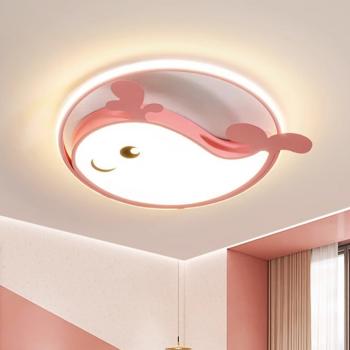 Muxing Lampe Kinderzimmerlampe LED-Lampe Augenschonlampe Schlafzimmerlampe Einbauleuchte Deckenlampe Dreifarben-Weißlicht 50cm A：Delfinlampe /HTDTH/