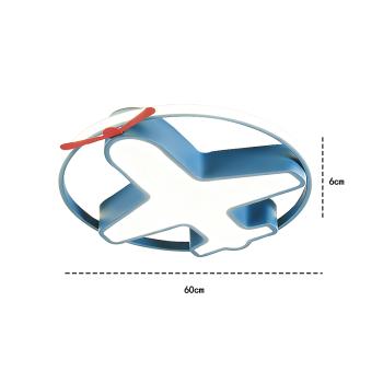 Muxing Lampe Kinderzimmerlampe LED-Lampe Augenschonlampe Schlafzimmerlampe Einbauleuchte Deckenlampe Drei Lichtfarben 60cm C：Flugzeuglampe /FJFJD/