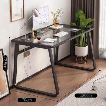 360Home Computer Schreibtisch aus gehärtetem Glas Büro Gestell