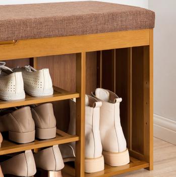 Großhandel B2B Schuhbank Schuhschrank Sitzbänke Schuhregal Bank mit Sitzkissen
