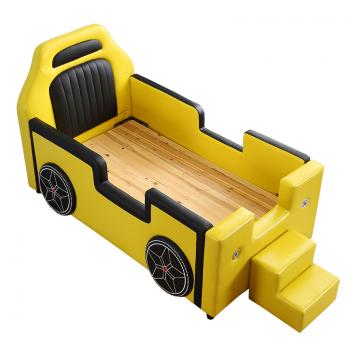 Großhandel B2B  Auto Jungen Kinder Bett Gelb Cool Bequem  200*105cm