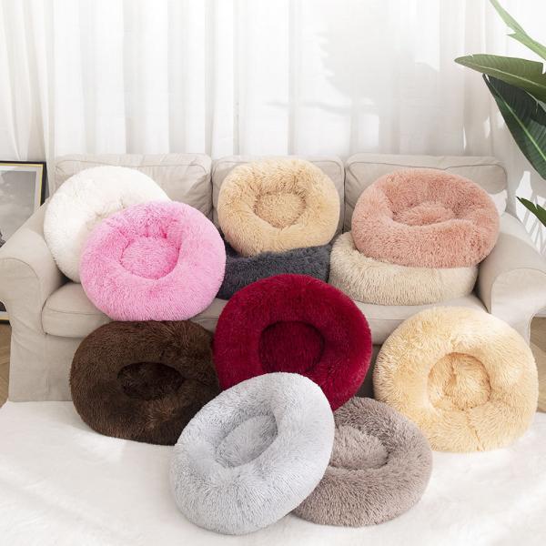 Muxing Katzenbett Hundebett Flauschiges Haustierbett Kuschelbett Tierbett Schlafplatz Und Ruheplatz Für Katzen Und Kleine Hunde Ganzjährig
