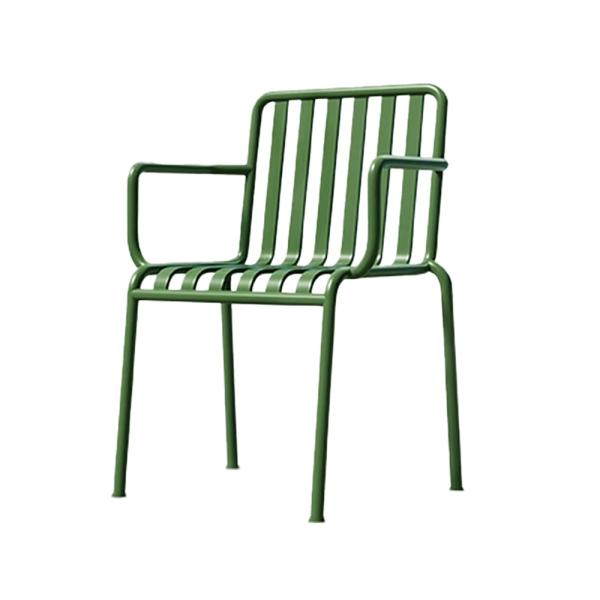 MuXing Gartenmöbel Tisch- und Stuhlset – Outdoor Eisenmöbel, geeignet für Gartenrestaurants, Cafés und andere Außenbereiche, grün【HYZL】