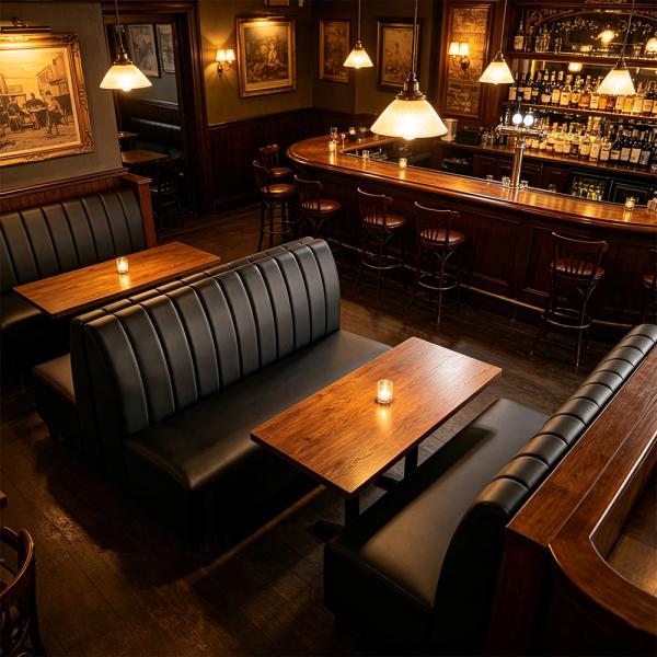 Muxing Gastro Sitzbank Dinerbank Sofa Gastronomiemöbel Cafe Bar Restaurants Hotel Einrichtung Stuhl Kunstleder