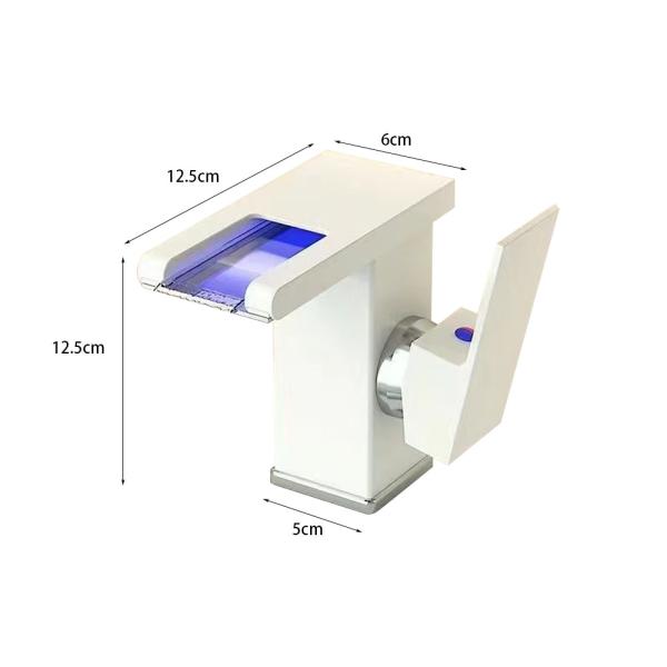 Muxing LED Waschtischarmatur Wasserhahn Badarmatur Waschbecken Mischbatterie Küchenarmatur