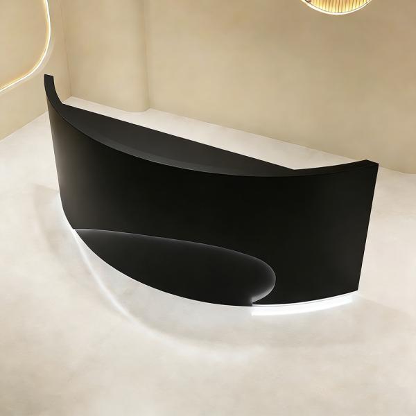 Muxing Empfangstheke Theke geschwungene Tresen Kasse Empfangstresen