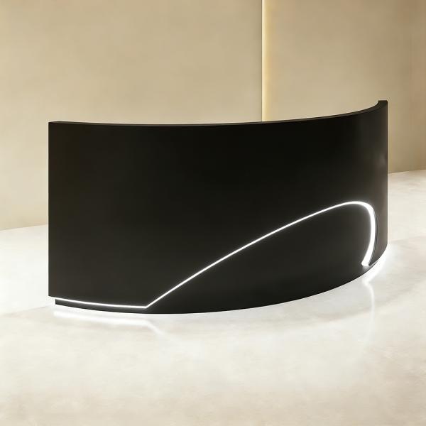 Muxing Empfangstheke Theke geschwungene Tresen Kasse Empfangstresen