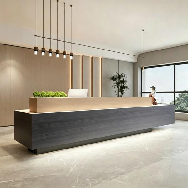 Hotel Lobby Bar Theke, Schlichte Maßgefertigte Bar Theke, Kaffee-Point Kasse, Einteilige Bar Theke