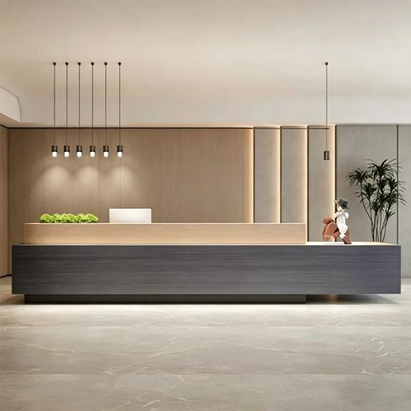 Hotel Lobby Bar Theke, Schlichte Maßgefertigte Bar Theke, Kaffee-Point Kasse, Einteilige Bar Theke