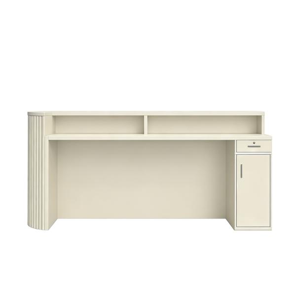 Geschäft Salon Empfangstisch Theke Tresen Kasse Laden Beige 270*70*115cm 【DZK-B2 270】