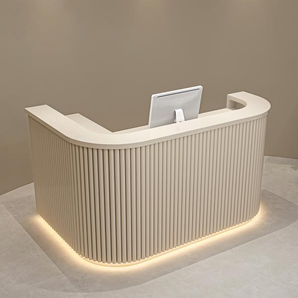 Muxing Moderner Empfangstresen / Kassentheke / Bartheke – Minimalistisches Design【M Tiaowen ZJ 60】