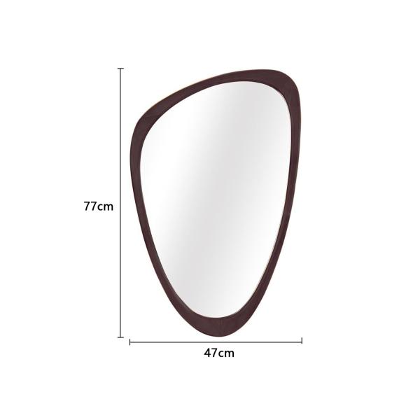 MuXing Wandmontierter Schminkspiegel für Zuhause, Waschtisch Spiegel, Schlafzimmer Kosmetikspiegel, Wandspiegel