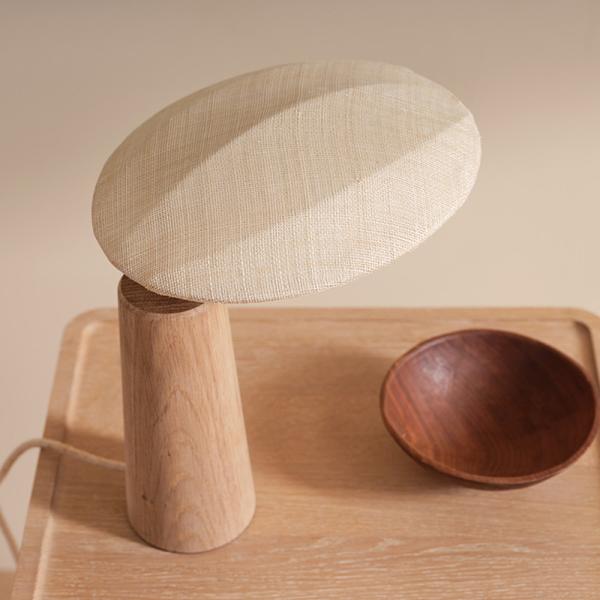 Muxing 3-Farbwechsel Tischlampe aus Massivholz, Nachttischlampe, Stimmungslicht für Schlafzimmer, Wohnzimmer und Dekoration, 25x20x30 cm /JYTD/