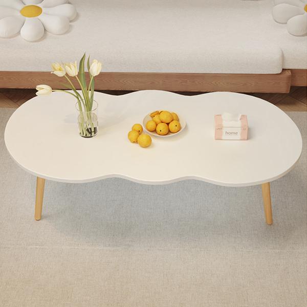 MuXing Couchtisch für Wohnzimmer – Moderner Wohnzimmertisch als Sofatisch, rechteckiger Beistelltisch und Teetisch