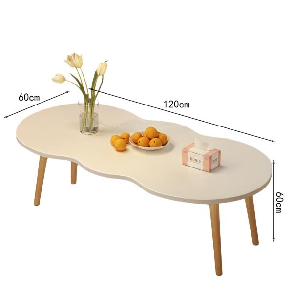 MuXing Couchtisch für Wohnzimmer – Moderner Wohnzimmertisch als Sofatisch, rechteckiger Beistelltisch und Teetisch