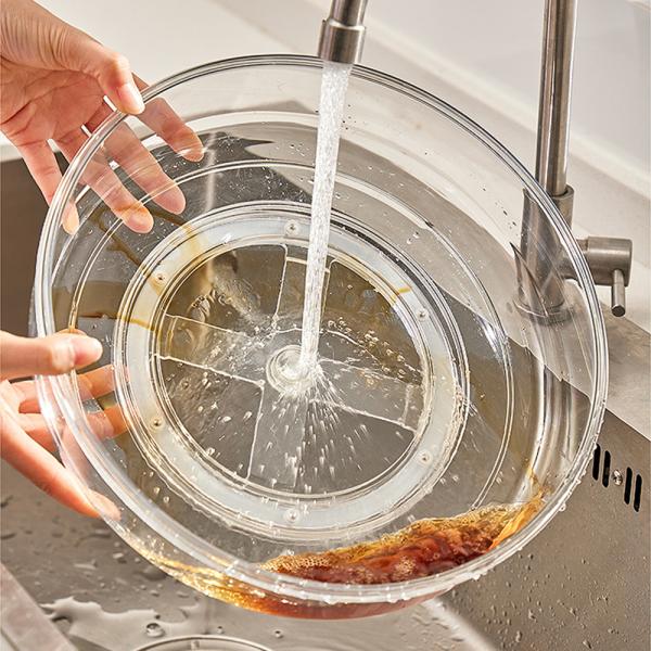 Muxing Drehbarer Gewürz-Organizer für die Küche, Gewürz-Aufbewahrungsbox & Küchen-Aufbewahrungsbox, platzsparendes Gewürzregal 30 × 8 cm