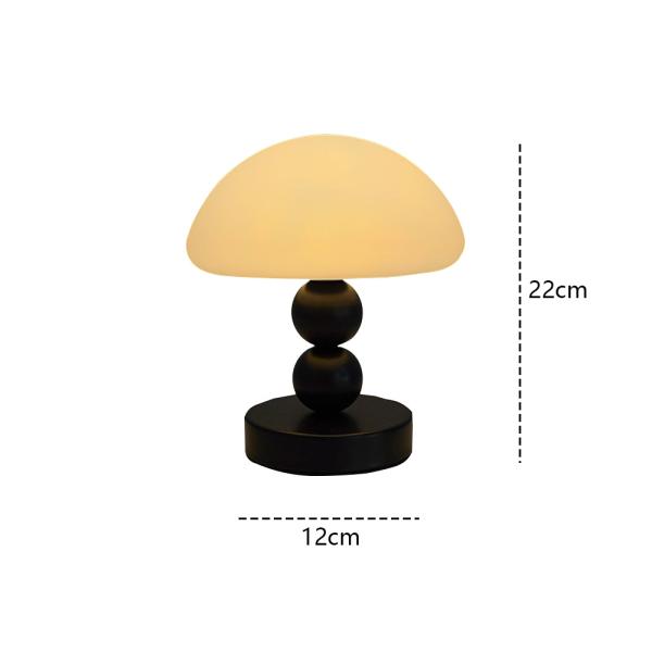 Muxing 3-Farben Dimmbare Tischlampe für Schlafzimmer, Nachttischlampe, LED-Nachtlicht, Bettleuchte für Nachttisch