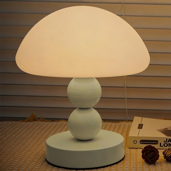 Muxing 3-Farben Dimmbare Tischlampe für Schlafzimmer, Nachttischlampe, LED-Nachtlicht, Bettleuchte für Nachttisch