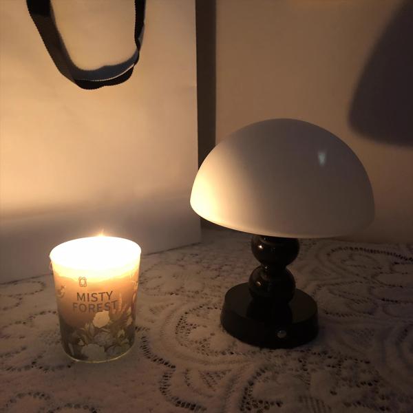 Muxing 3-Farben Dimmbare Tischlampe für Schlafzimmer, Nachttischlampe, LED-Nachtlicht, Bettleuchte für Nachttisch