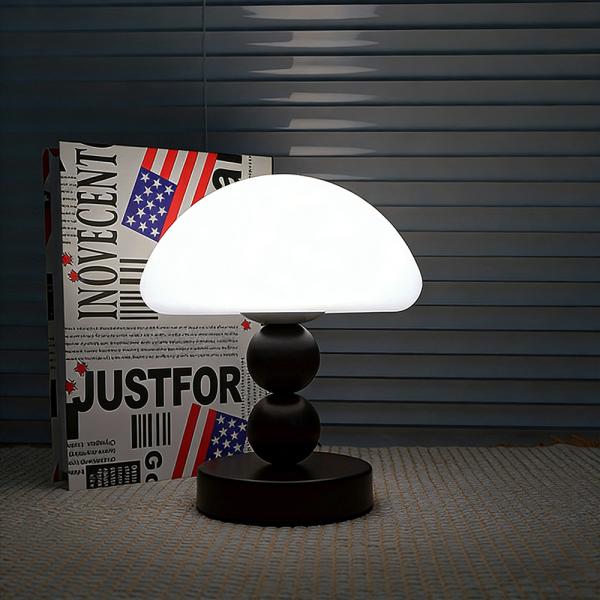 Muxing 3-Farben Dimmbare Tischlampe für Schlafzimmer, Nachttischlampe, LED-Nachtlicht, Bettleuchte für Nachttisch