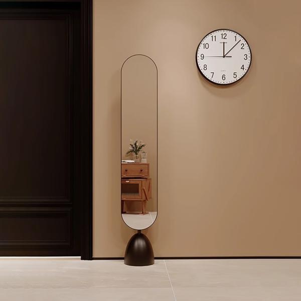 Muxing Standspiegel Schlafzimmerspiegel Moderner Spiegel Ankleidespiegel Ovaler Spiegel