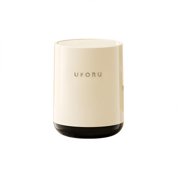 MuXing Mülleimer mit Deckel – Geruchsneutraler Abfalleimer für Wohnzimmer, Küche, Hygienisch, Fassungsvermögen, Langlebig Cremeweiß 24*32cm 15L 【LJFG069】