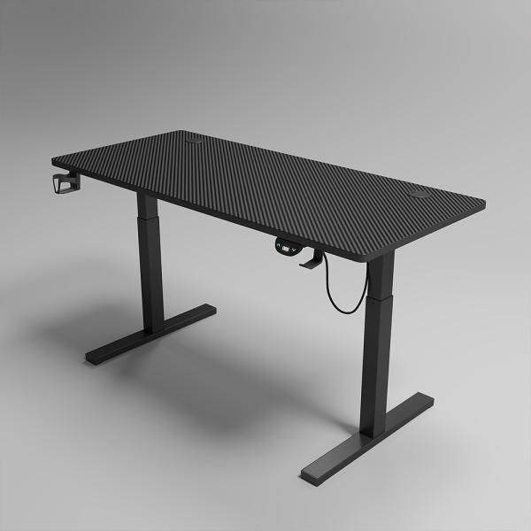 Muxing Elektrisch höhenverstellbarer Schreibtisch, Smart Büro Tisch, Computertisch, Steh-Sitz Tisch, Lerntisch 120*60cm