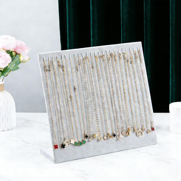 Muxing Schmuckständer für Halsketten & Armbänder – Schmuck-Display zur Präsentation und Aufbewahrung, Organizer für Schmuck 33*30*9.8cm